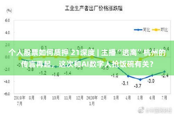 个人股票如何质押 21深度 | 主播“逃离”杭州的传言再起，这次和AI数字人抢饭碗有关？